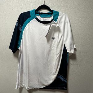 yonex white activewear tshirt top